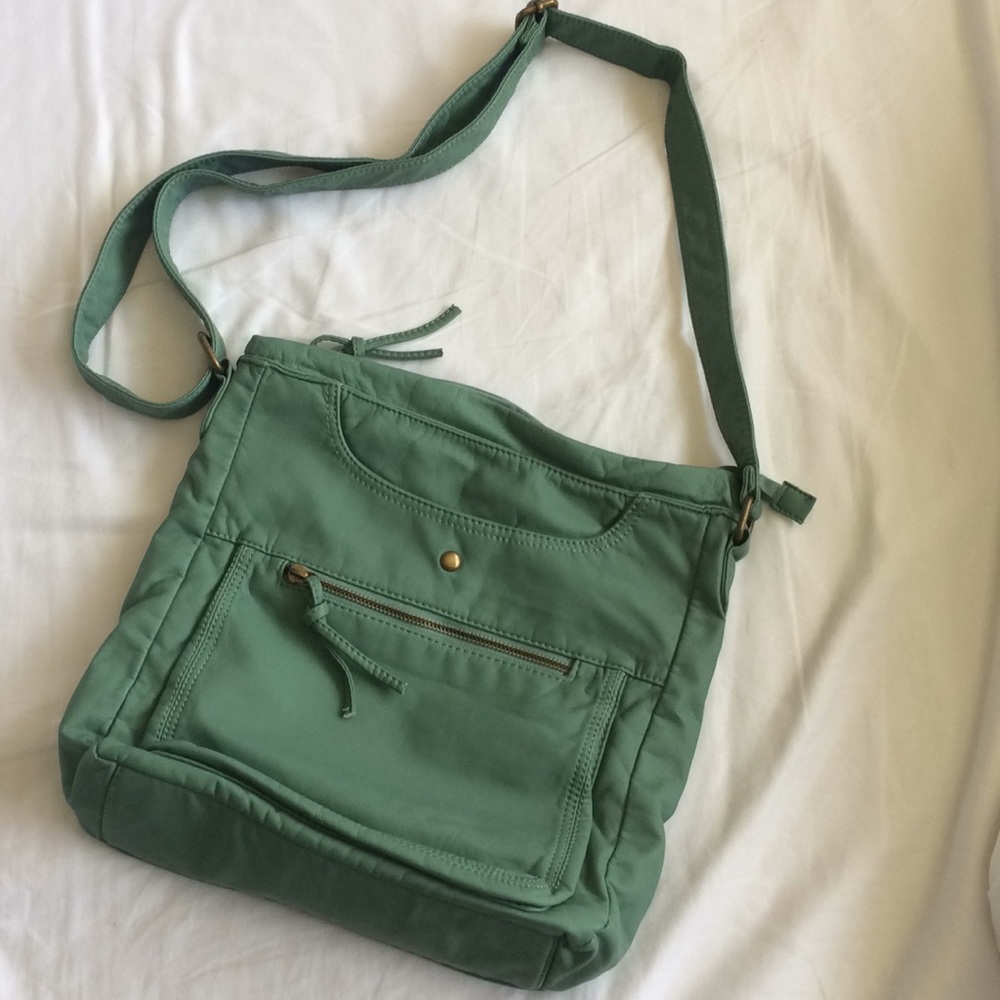 Seafoam green crossbody purse by Scarleton